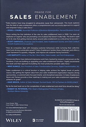 Sales Enablement: A Master Framework to Engage, Equip, and Empower A World-Class Sales Force
