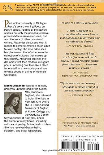 Poetics of Dislocation (Poets On Poetry)