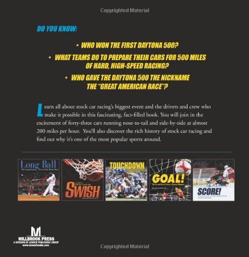 The Daytona 500: The Thrill and Thunder of the Great American Race (Spectacular Sports)