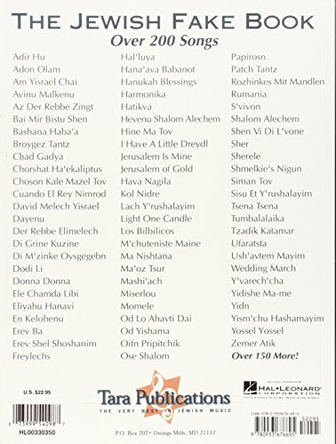 The Jewish Fake Book by Pasternak, Velvel
