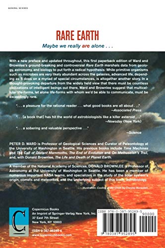 Rare Earth: Why Complex Life is Uncommon in the Universe — back cover