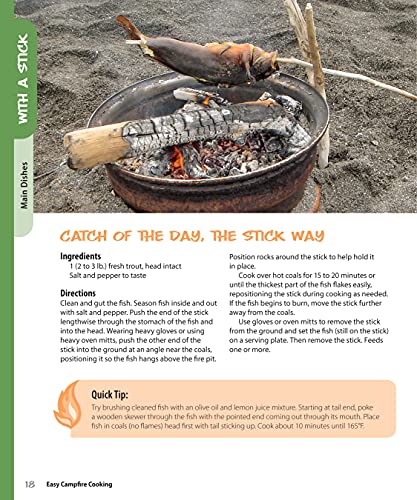 Easy Campfire Cooking, Expanded 2nd Edition: 250+ Family Fun Recipes for Cooking Over Coals and In the Flames with a Dutch Oven, Foil Packets, and More! (Fox Chapel Publishing) For Camping or Scouts