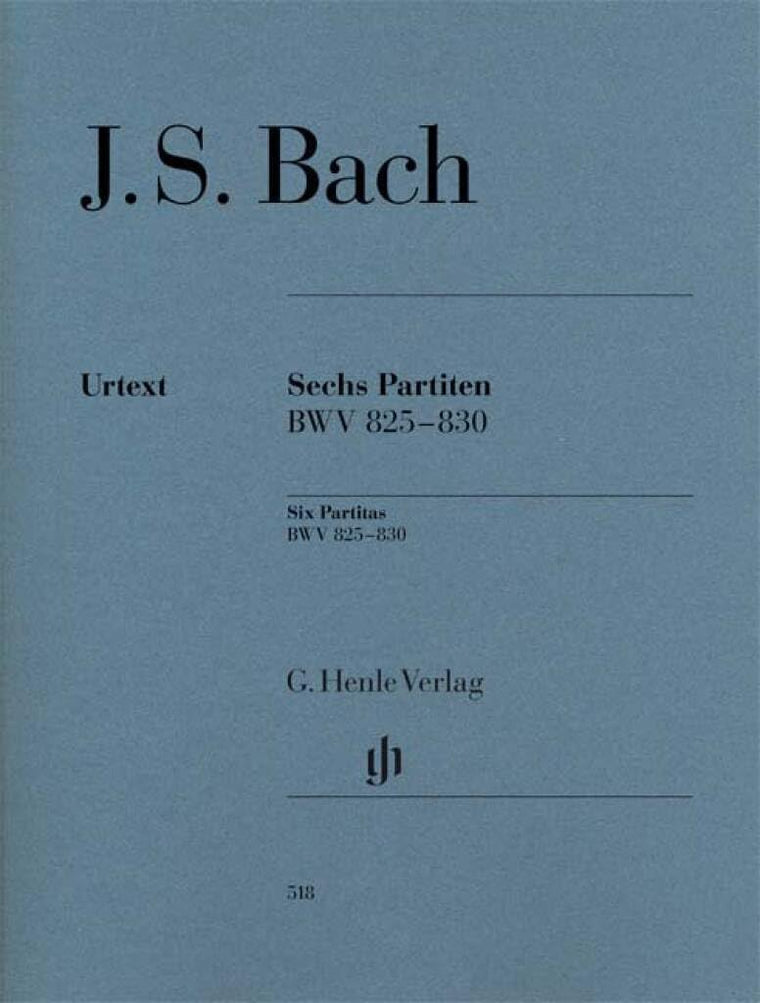 Bach, Johann Sebastian - Six Partitas BWV 825-830 for Piano (Multilingual Edition)