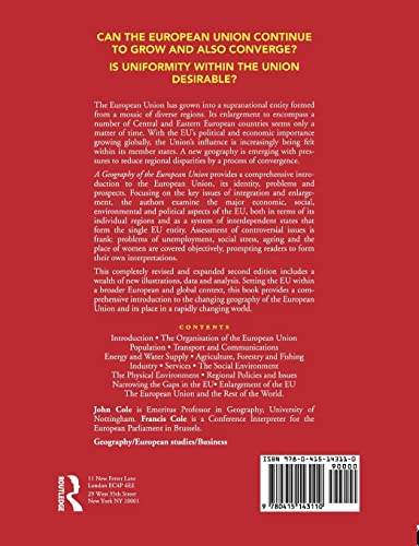 A Geography of the European Union (Studies in the Social History of)
