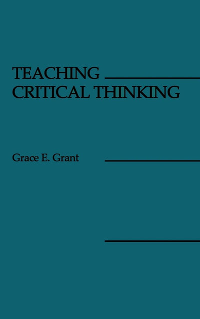 Teaching Critical Thinking