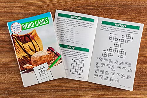 Merriam-Webster Puzzles 10 Booklet Set (Brain Games)