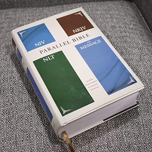 NIV, NKJV, NLT, The Message, (Contemporary Comparative) Parallel Bible, Hardcover