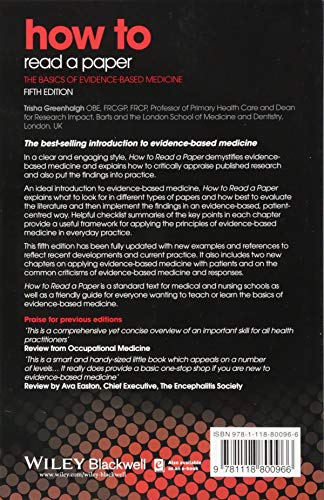How to Read a Paper: The Basics of Evidence-Based Medicine b