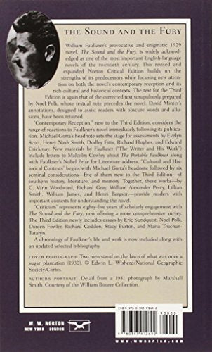 The Sound and the Fury: A Norton Critical Edition