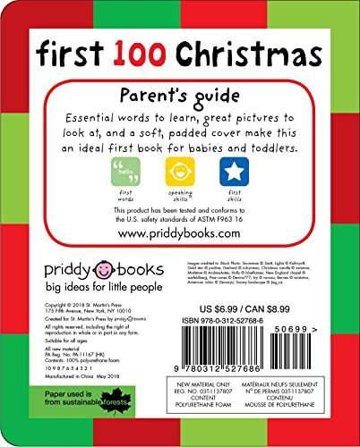 First 100 Christmas Words by Priddy, Roger