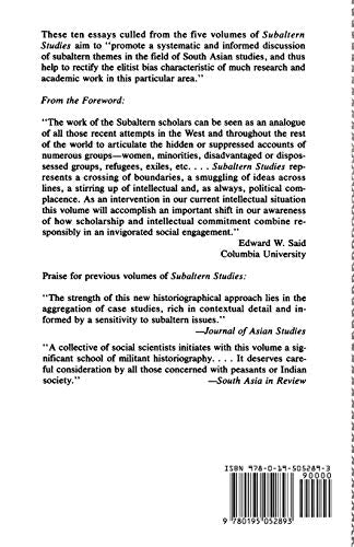 Selected Subaltern Studies
