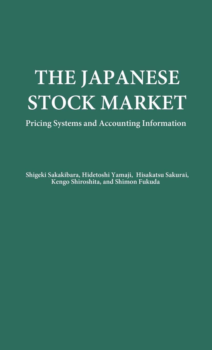 The Japanese Stock Market: Pricing Systems and Accounting Information