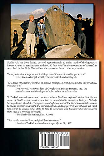 Discovered- Noah's Ark — back cover