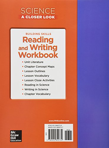 Science, A Closer Look, Grade 3, Reading and Writing in Science Workbook (ELEMENTARY SCIENCE CLOSER LOOK)