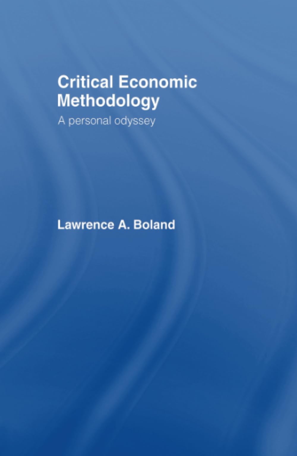 Critical Economic Methodology