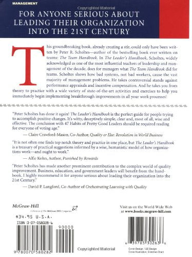 The Leader's Handbook: Making Things Happen, Getting Things Done