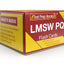 LMSW Practice Question Study Cards 2025-2026: ASWB Masters Exam Prep and Practice Test Questions [Full Color Cards]