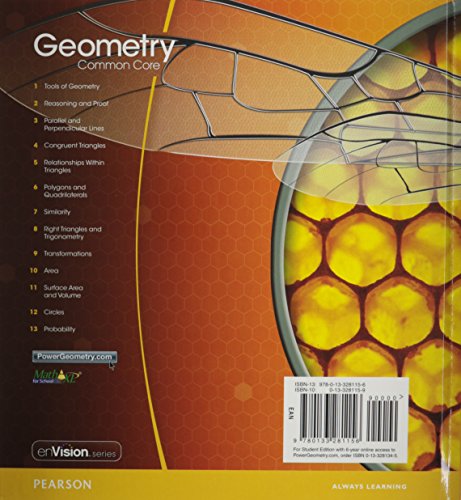 HIGH SCHOOL MATH 2015 COMMON CORE GEOMETRY STUDENT EDITION G