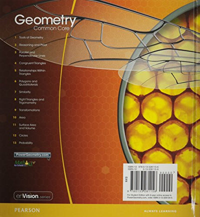 HIGH SCHOOL MATH 2015 COMMON CORE GEOMETRY STUDENT EDITION G