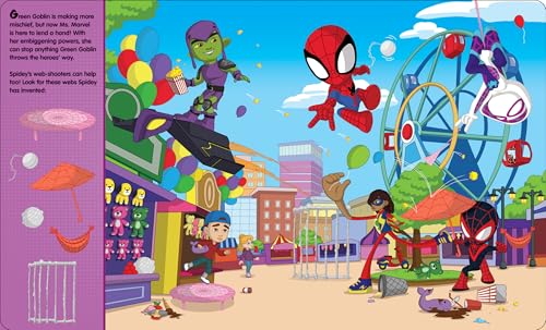 Marvel Spider-man - Spidey and His Amazing Friends - First Look and Find Activity Book with 40 Stickers - PI Kids