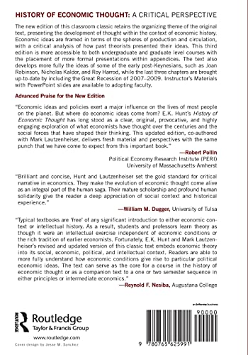 History of Economic Thought, 3rd Edition