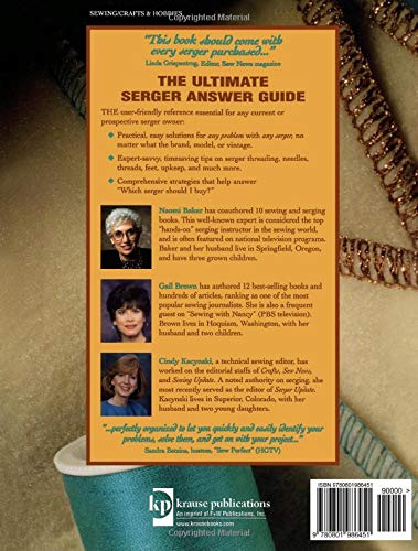 The Ultimate Serger Answer Guide: Troubleshooting for Any Overlock Brand or Model (Creative Machine Arts Series)