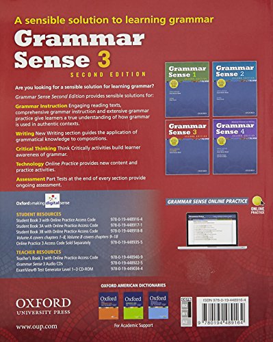 Grammar Sense 3 Student Book with Online Practice Access Cod
