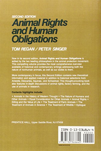 Animal Rights and Human Obligations by Tom Regan