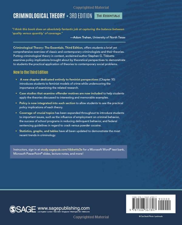 Criminological Theory: The Essentials