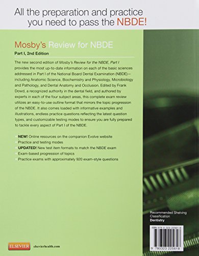 Mosby's Review for the NBDE Part I by Mosby