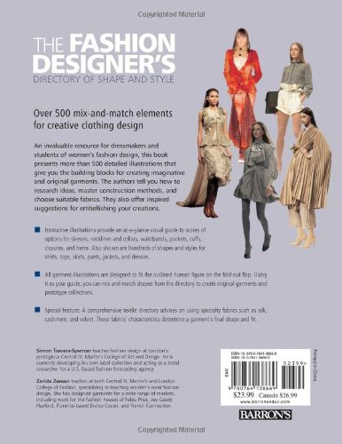 The Fashion Designer's Directory of Shape and Style: Over 500 Mix-and-Match Elements for Creative Clothing Design