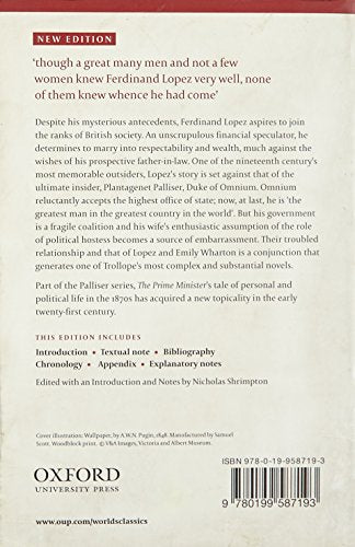 The Prime Minister (Oxford World's Classics)