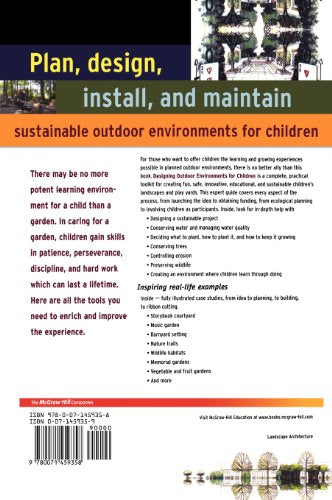 Designing Outdoor Environments for Children: Landscaping School Yards, Gardens and Playgrounds