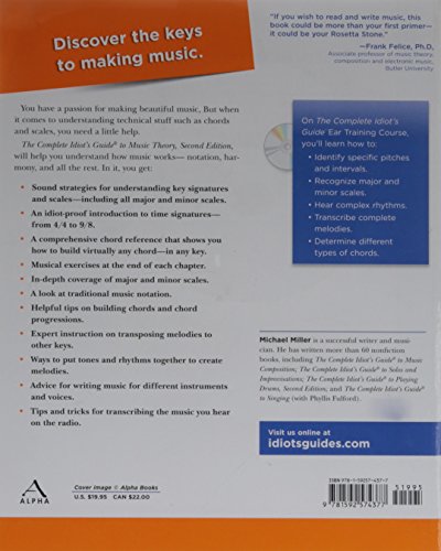 The Complete Idiot's Guide to Music Theory, 2nd Edition