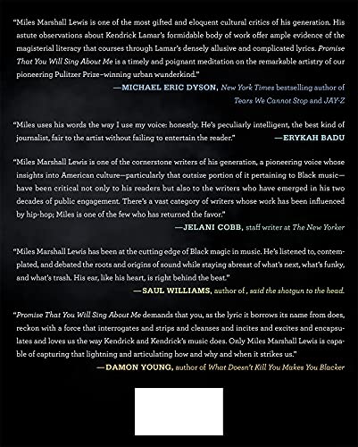 Promise That You Will Sing About Me: The Power and Poetry of
