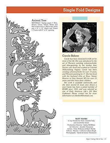 Paper Cutting Old & New: Scherenschnitte for the Modern Crafter (Design Originals)