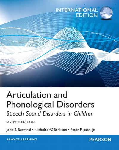 Articulation and Phonological Disorders: Speech Sound Disord