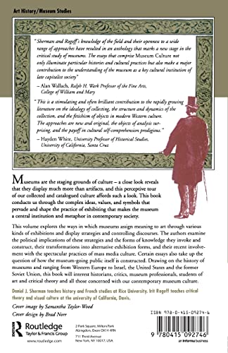 Museum Culture: Histories, Discourses, Spectacles
