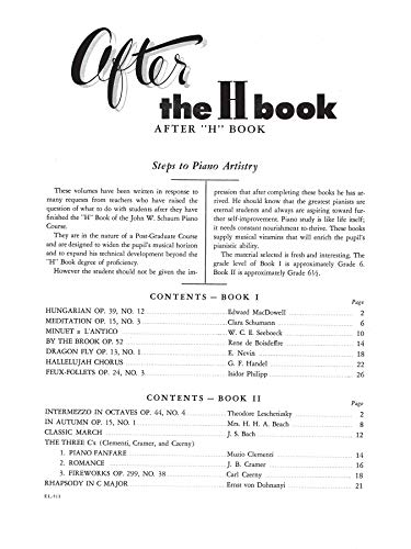 After the H Book, Vol. 1