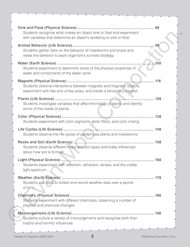 Hands-On Science -- 20 Themes, Grades 1-3