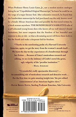 The Bondwoman's Narrative by Hannah Crafts