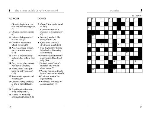 The Times Quick Cryptic Crossword book 3: 100 Challenging Quick Cryptic Crosswords from The Times (Times Crosswords)