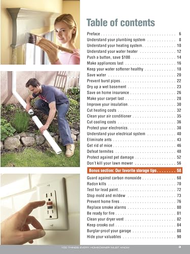 100 Things Every Homeowner Must Know: Save Money & Solve Problems