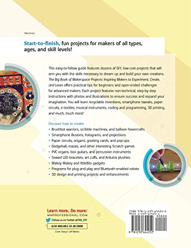 The Big Book of Makerspace Projects: Inspiring Makers to Experiment, Create, and Learn