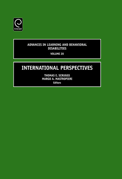 International Perspectives (Advances in Learning and Behavioral Disabilities, 20)
