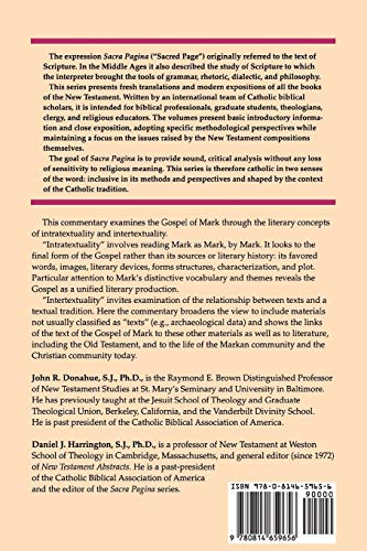 Sacra Pagina: The Gospel of Mark (Volume 2)