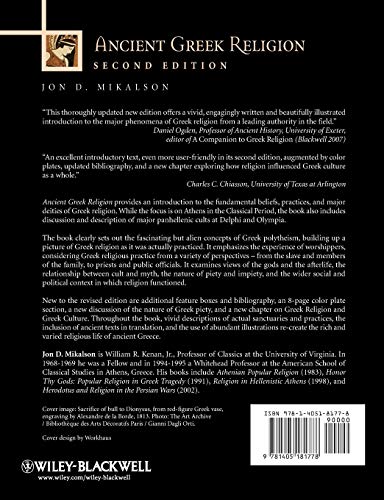 Ancient Greek Religion by Mikalson, Jon D.