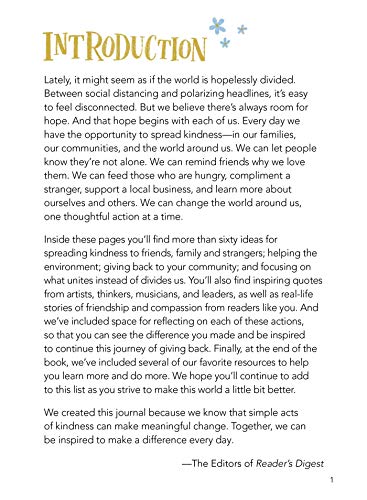 Inspired...to Make a Difference Every Day: A Guided Journal for Spreading Kindness