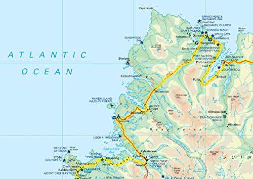 NC500 Pocket Map: Plan Your Adventure on Scotlands North Coast 500 Route Official Map