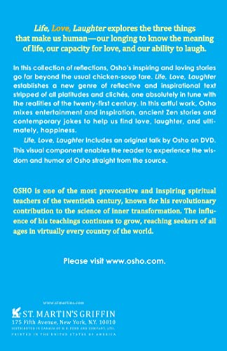 Life, Love, Laughter — back cover